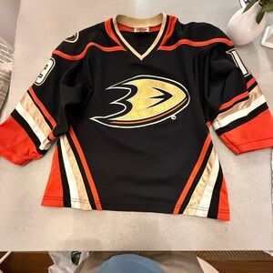 Black and Orange Hockey Jersey